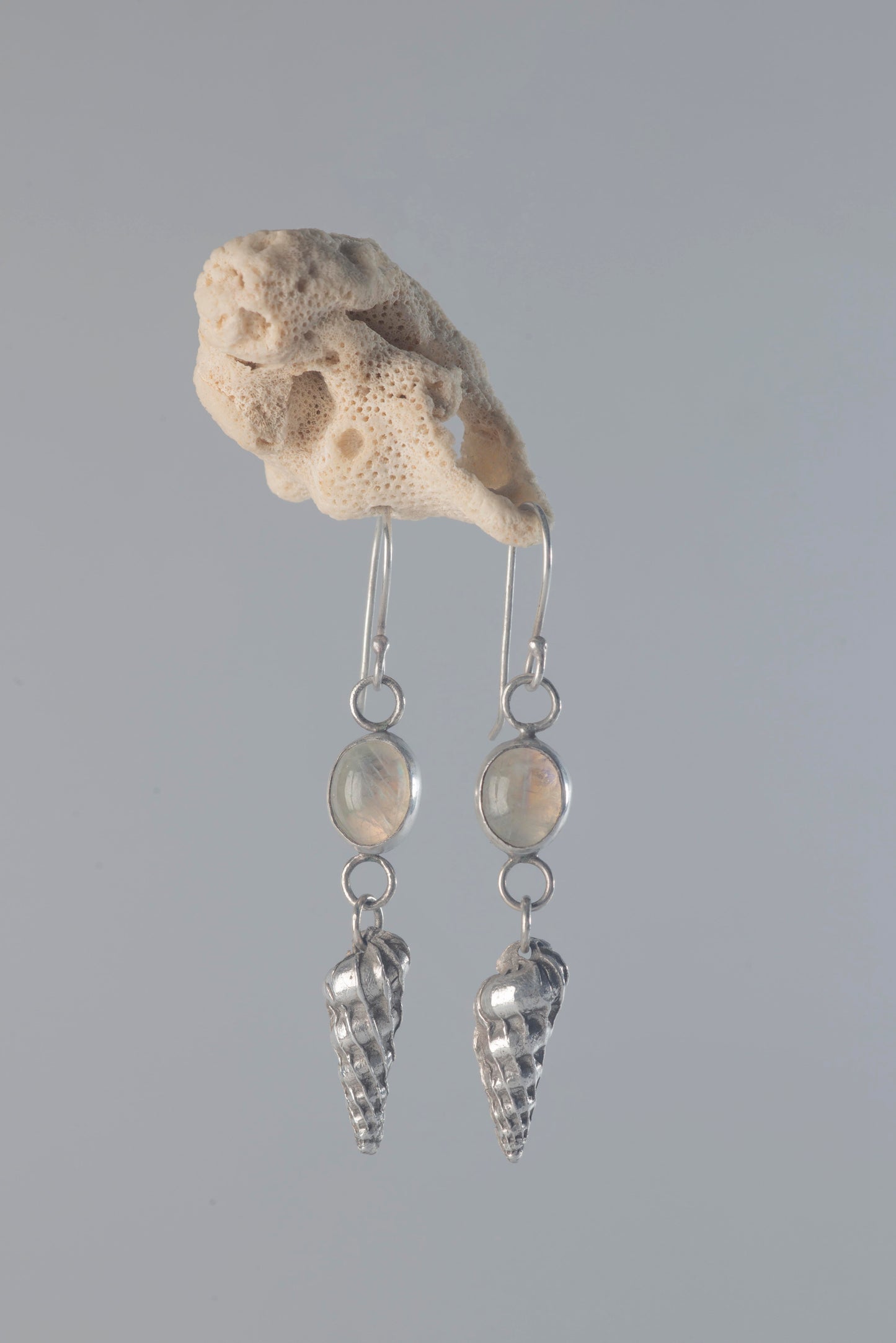 Selkie with Moonstone Earrings